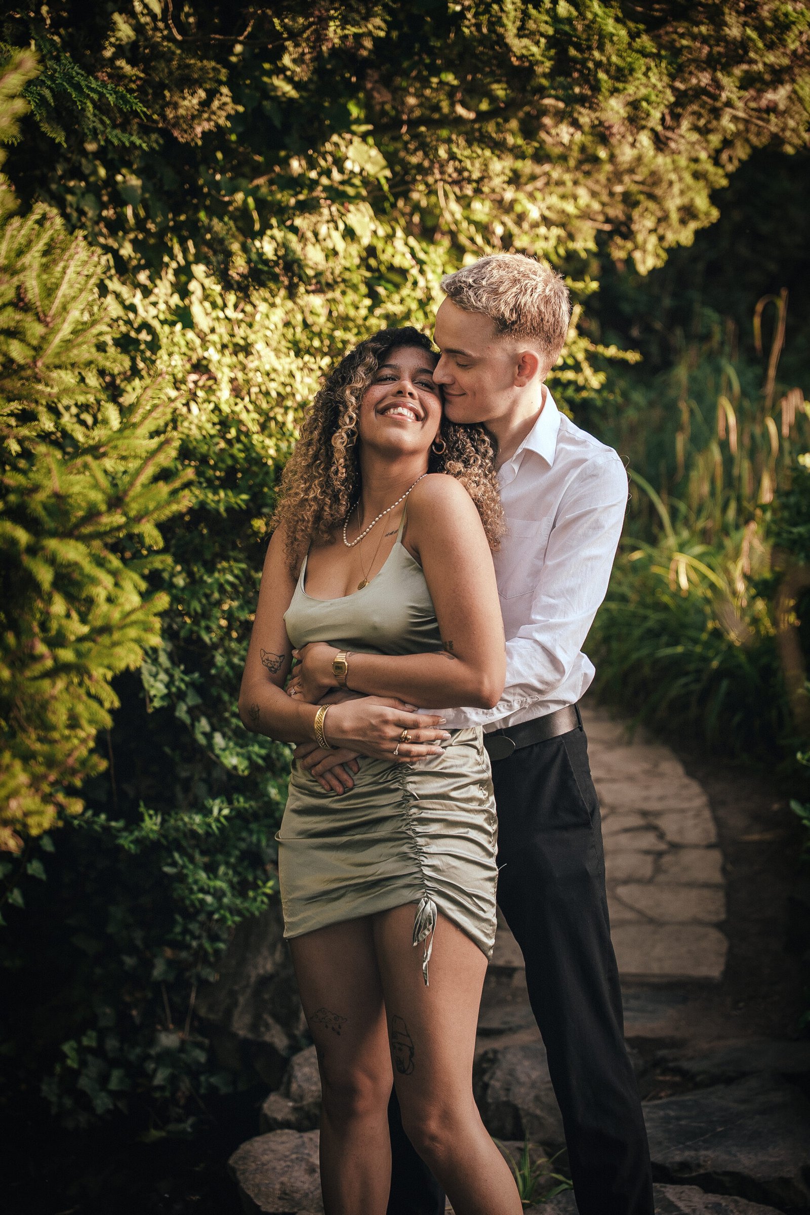 Portrait spontané de couple à Lyon