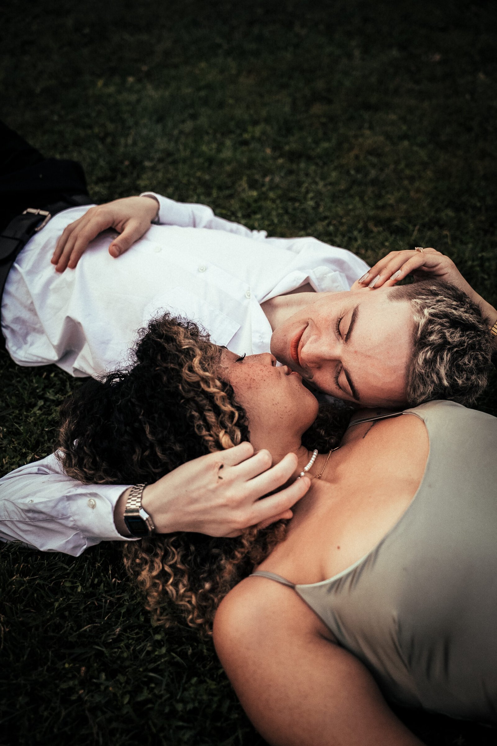 Portrait couple romantique